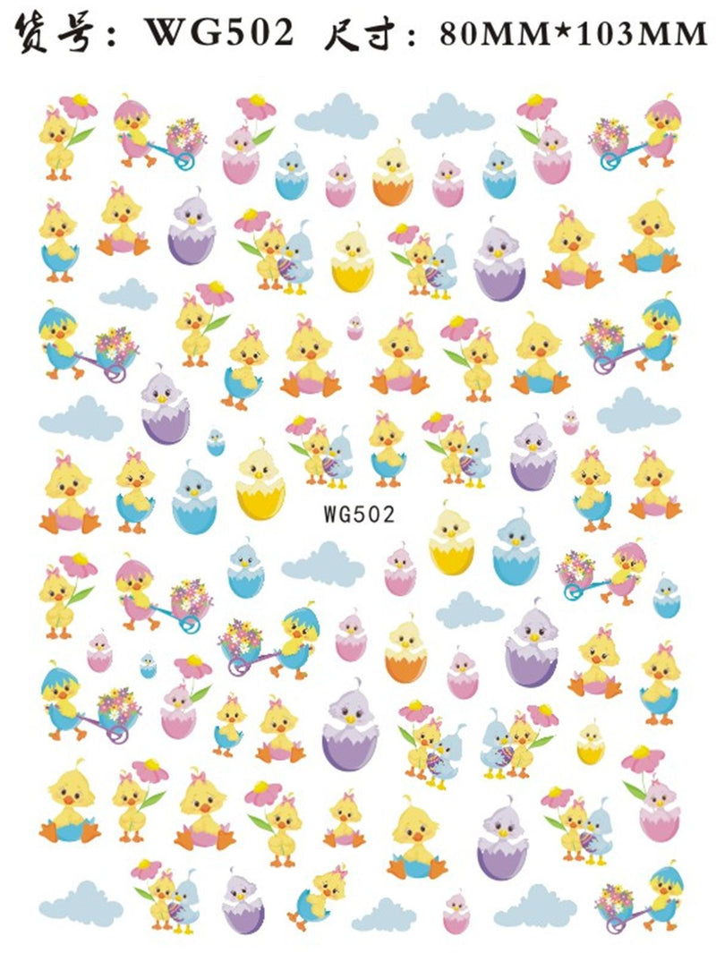 Easter Nail Stickers NSE019