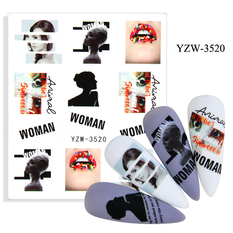 Nail Stickers YZW 017