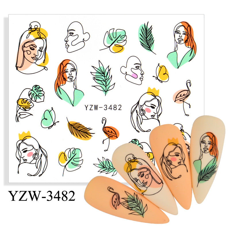 Nail Stickers YZW 016