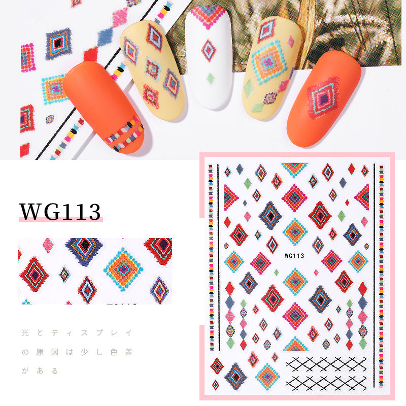 Nail Stickers NS018