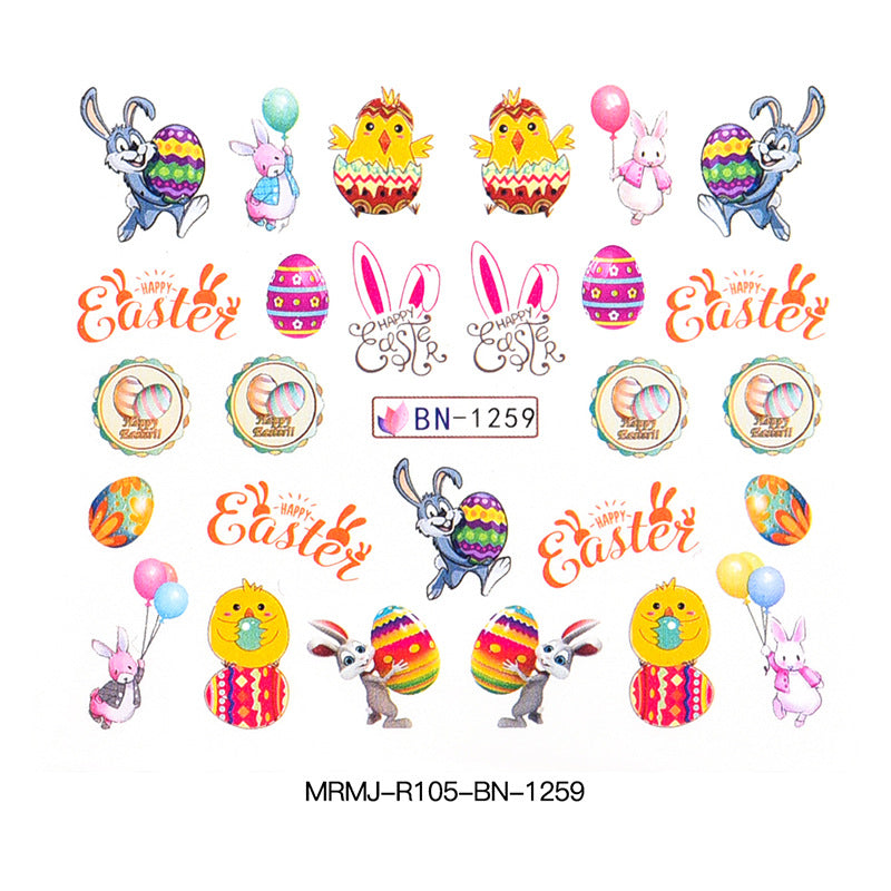 Easter Nail Stickers NSE005