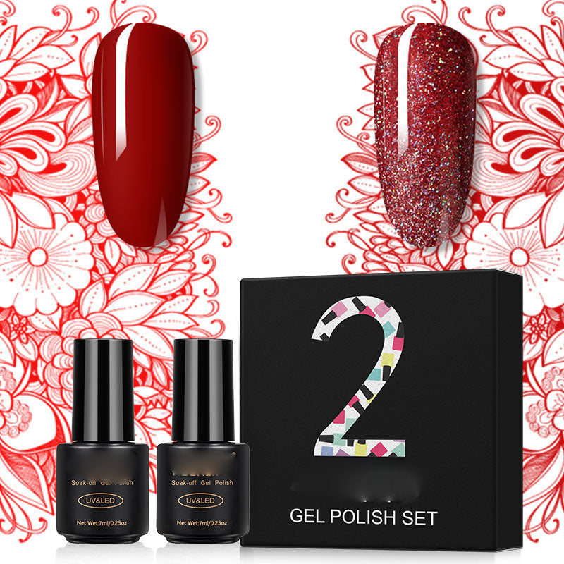 NGRO012 Nail Polish Set 2PCS Base Glue