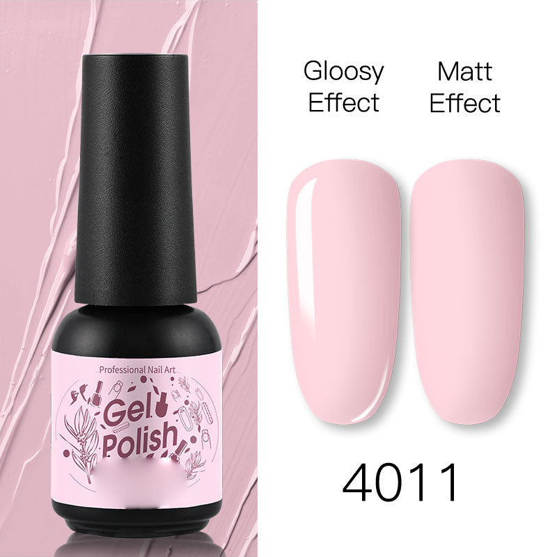 NGRO029 plastic bottle mixed color nail polish glue 8ML