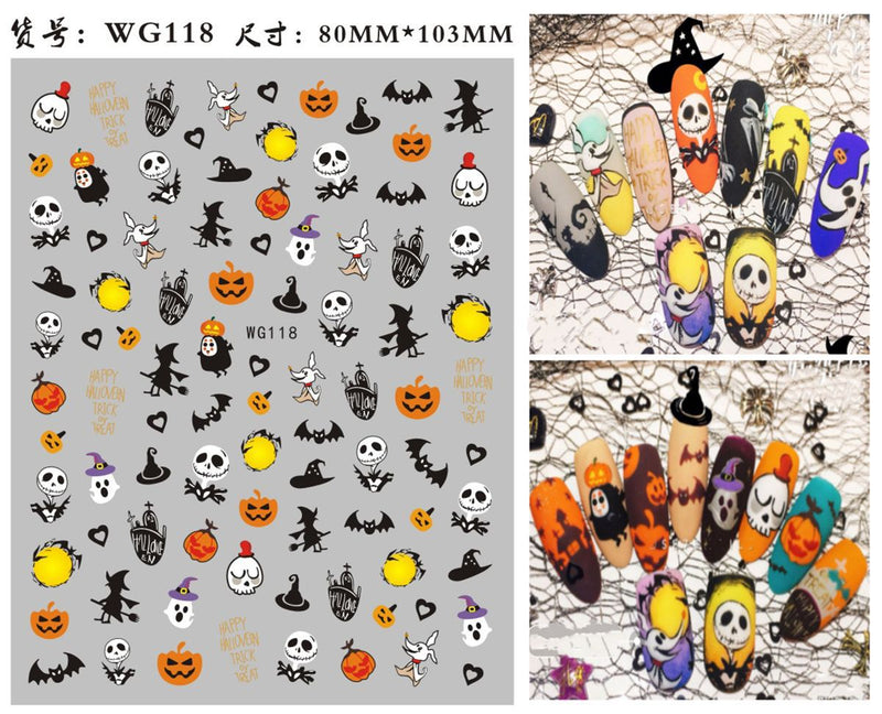 Halloween Nail Stickers YHLS020