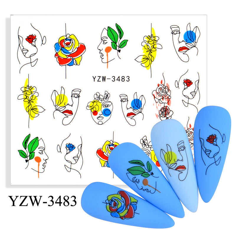 Nail Stickers YZW 016