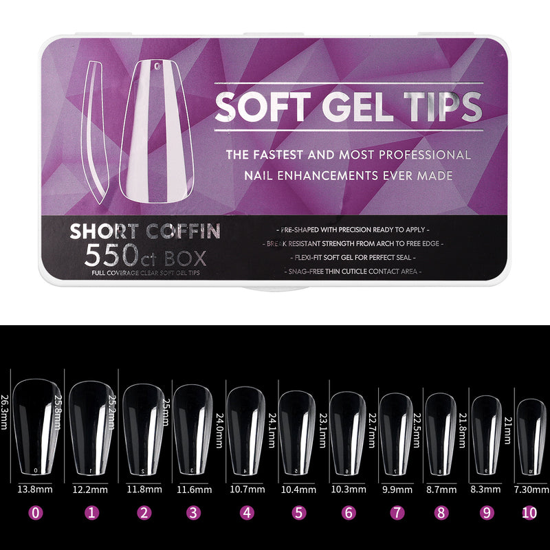 Soft Gel Nail Tips SGNT011