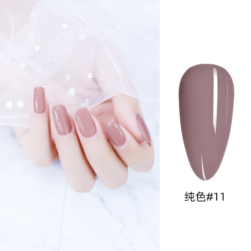 NGPF031 nude color phototherapy paint glue, black and white red nail polish glue