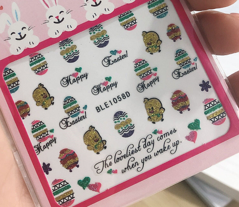 Easter Nail Stickers NSE016