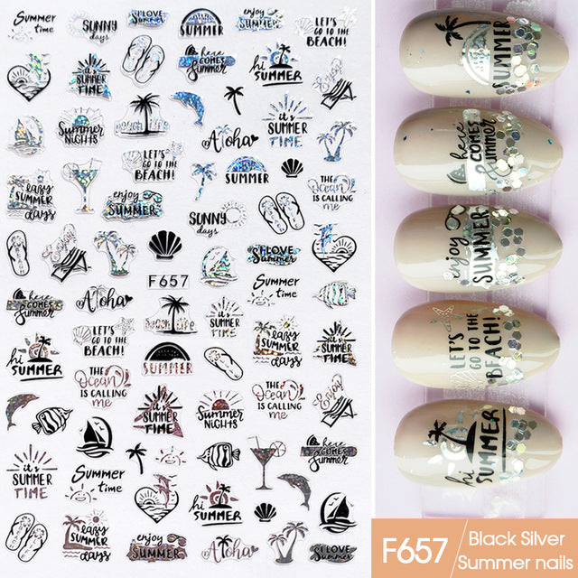 5D Nail Stickers  NSF018