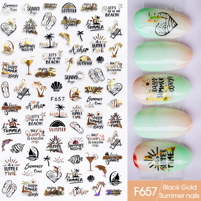 5D Nail Stickers  NSF020