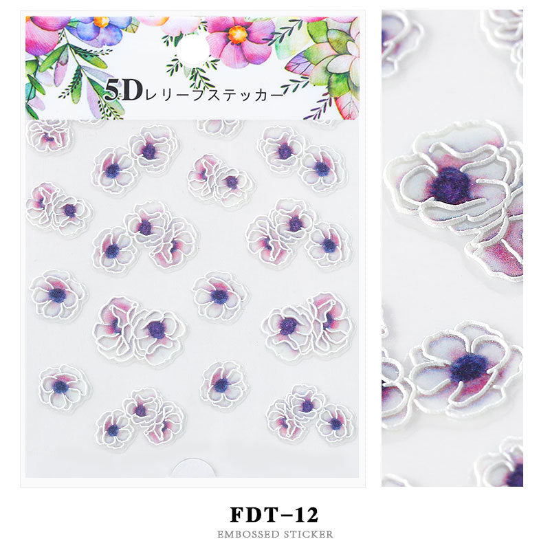 5D Nail Stickers  NSF004