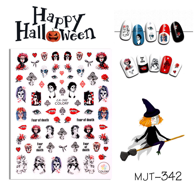 Halloween Nail Stickers YHLS003