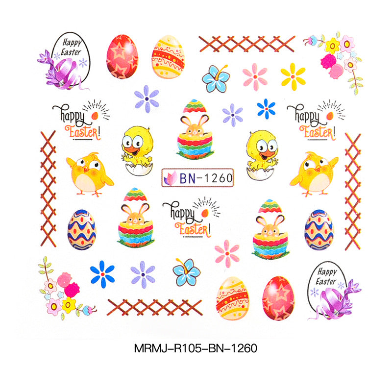 Easter Nail Stickers NSE005