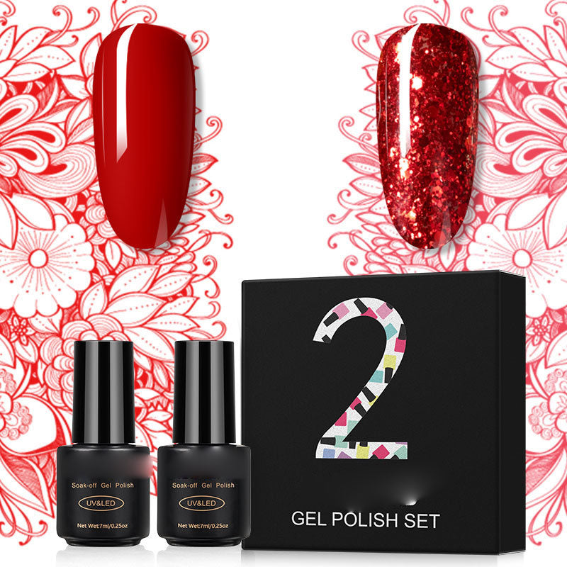 NGRO012 Nail Polish Set 2PCS Base Glue