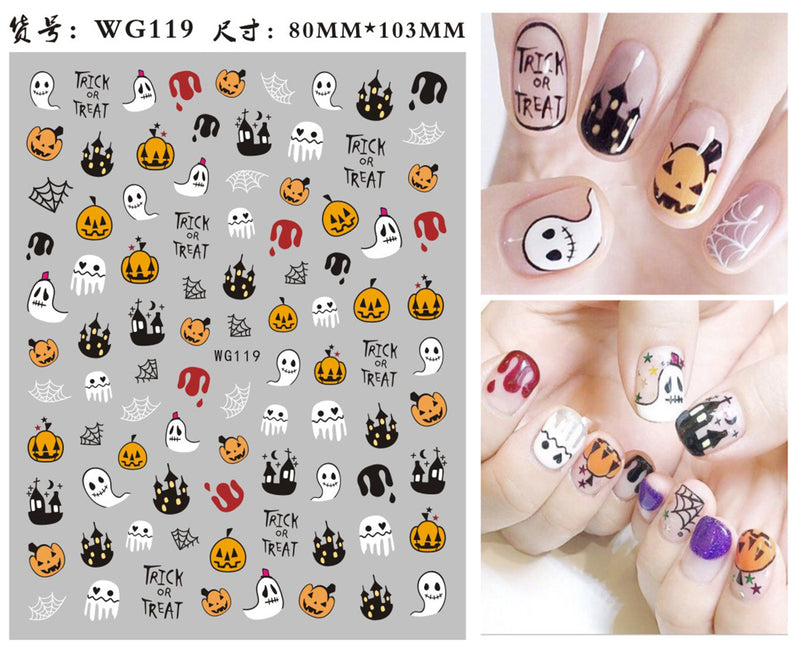 Halloween Nail Stickers YHLS020