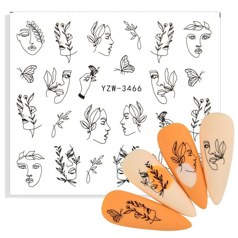 Nail Stickers YZW 015