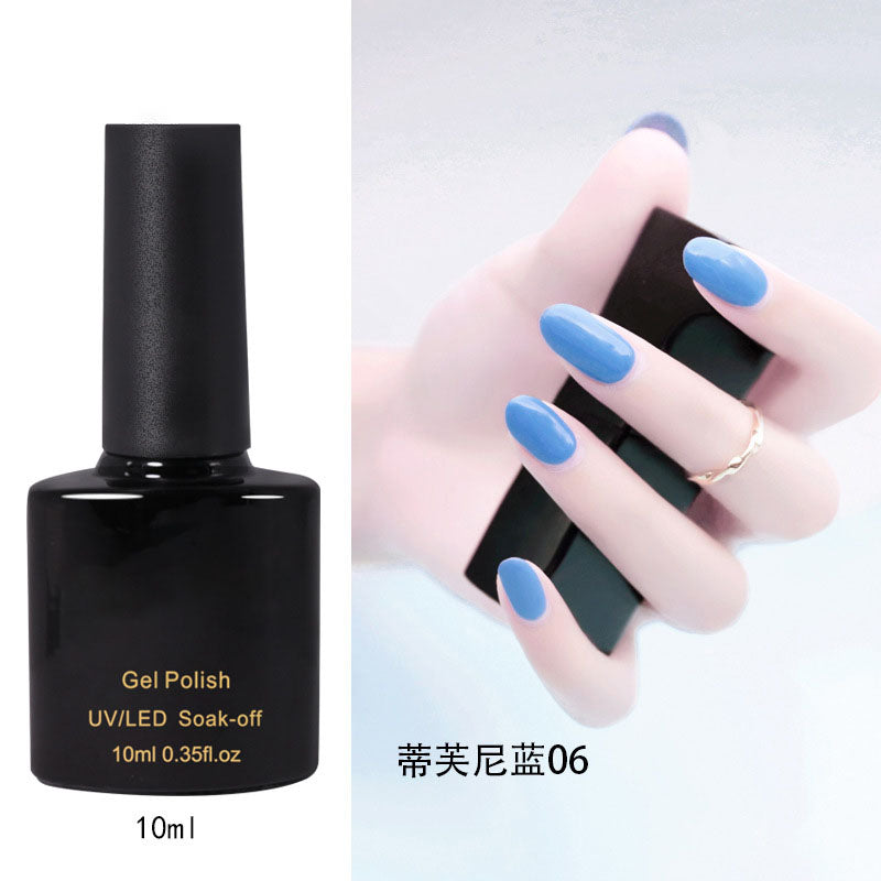 NGPF027 Tiffany blue nail glue, Morandi color nail polish set