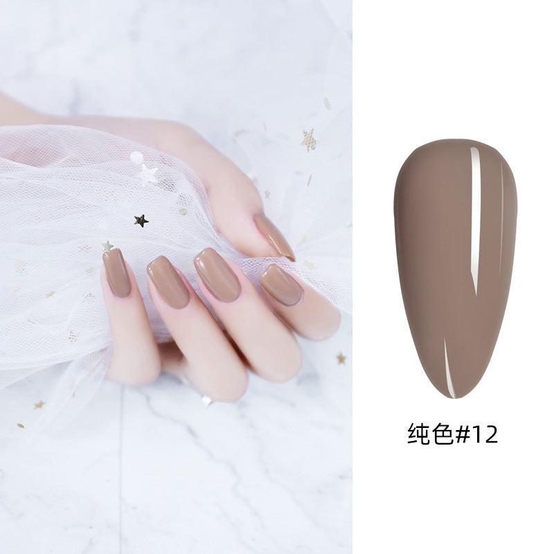 NGPF031 nude color phototherapy paint glue, black and white red nail polish glue