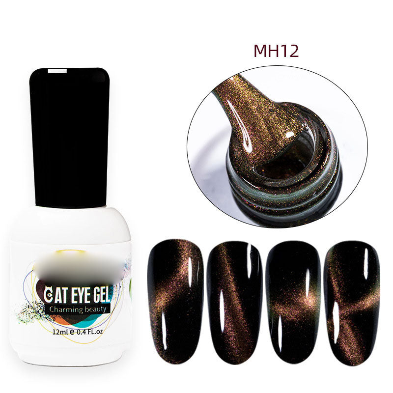 NGMB028 5D Magic Chameleon Cat Eye Nail Polish