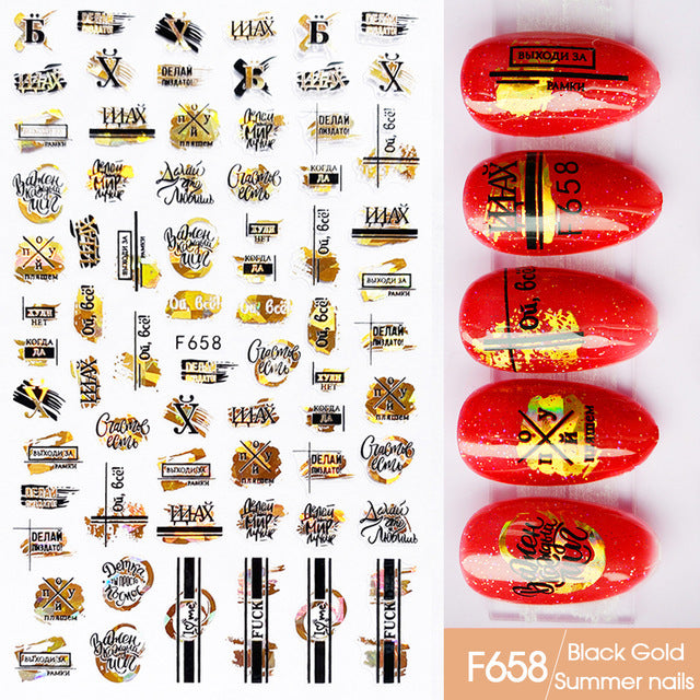 5D Nail Stickers  NSF020