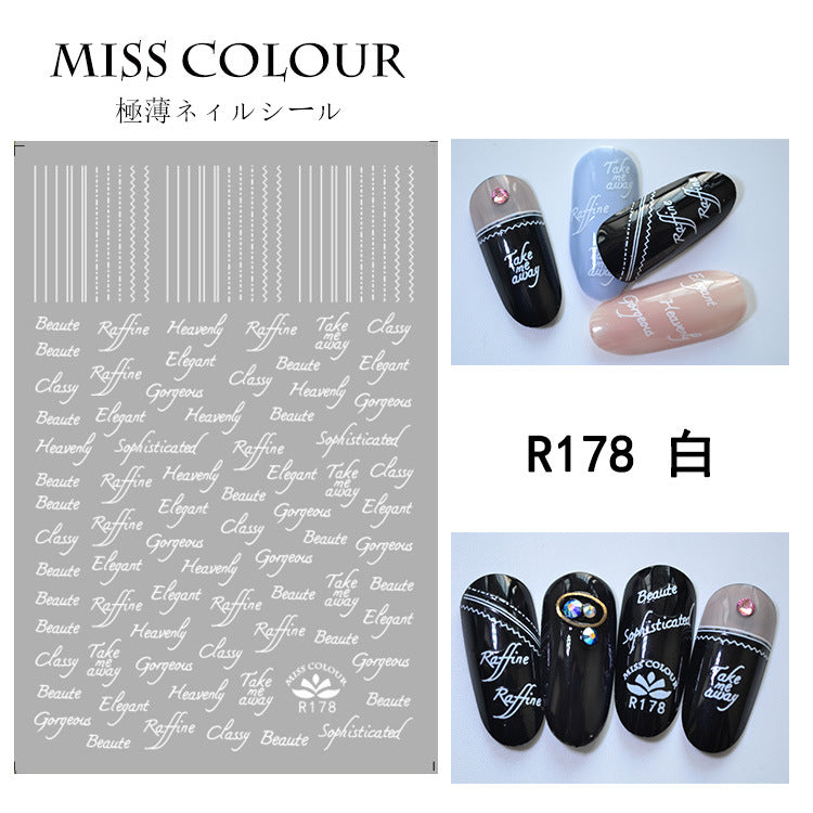 Miss Colour Nail Stickers MSS027