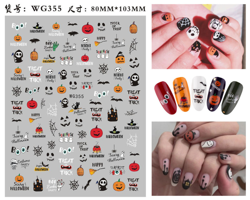 Halloween Nail Stickers YHLS020