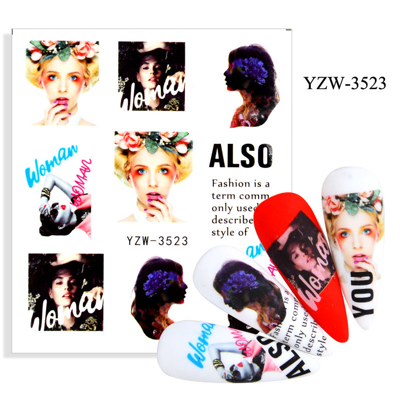 Nail Stickers YZW 017