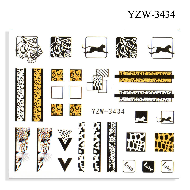 Nail Stickers YZW 019