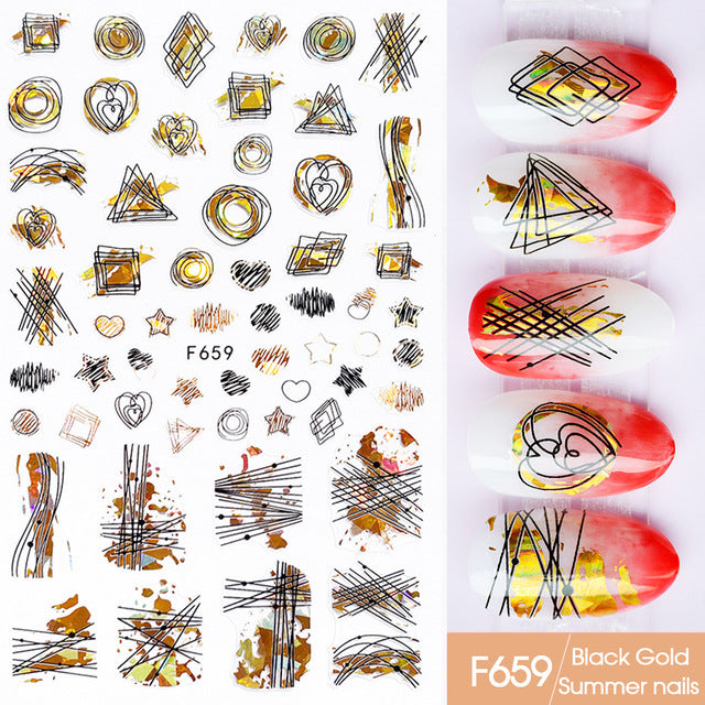 5D Nail Stickers  NSF020