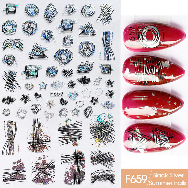 5D Nail Stickers  NSF018