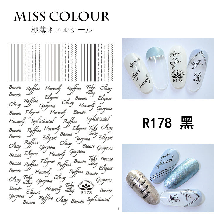 Miss Colour Nail Stickers MSS027