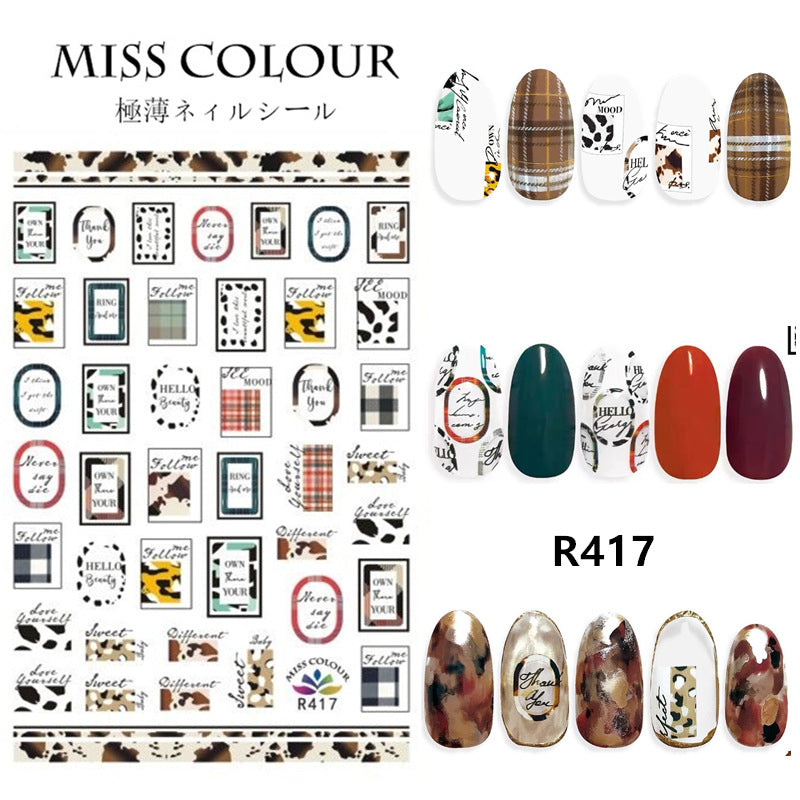 Miss Colour Nail Stickers MSS003