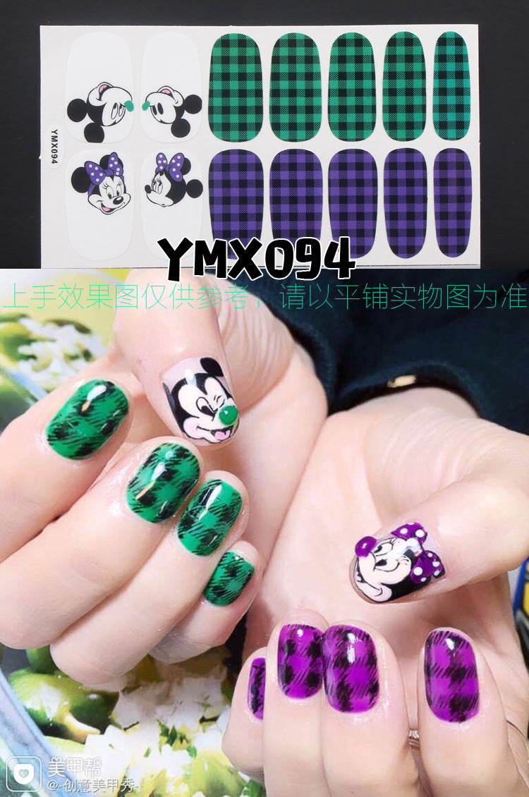 Nail Wraps Stickers YM007