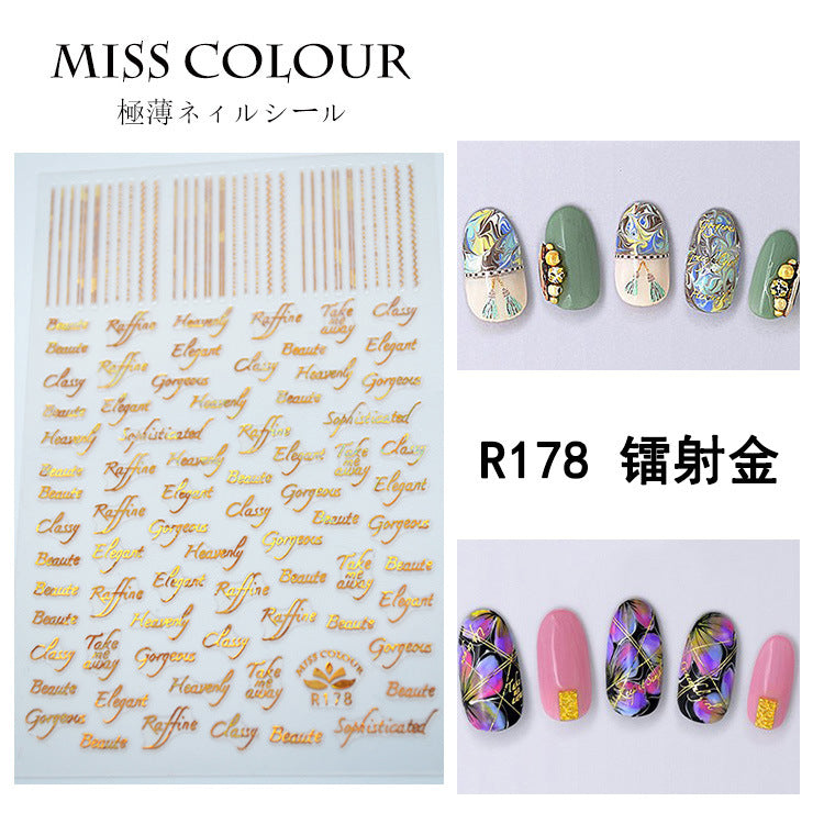 Miss Colour Nail Stickers MSS027