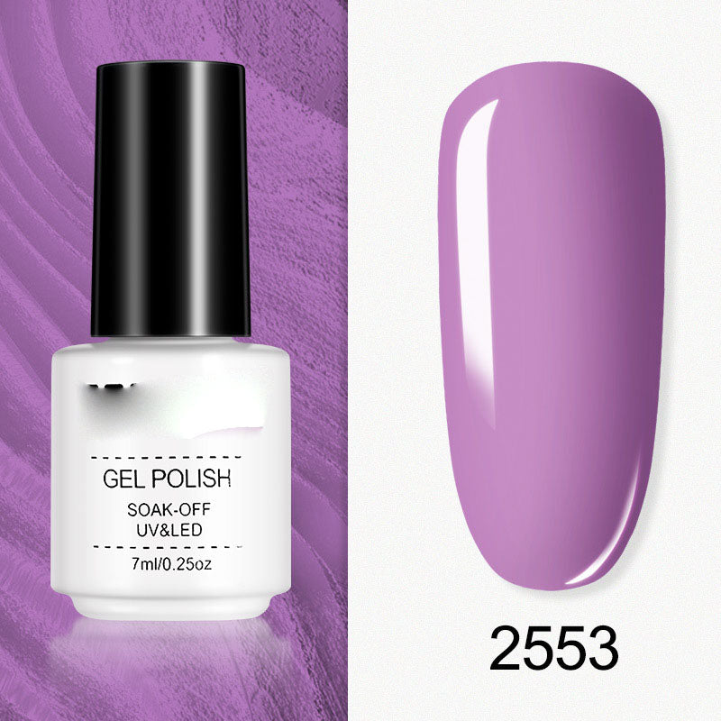 NGRO040 Grape Purple Nail Polish Glue Pink Barbie Glue 7ML