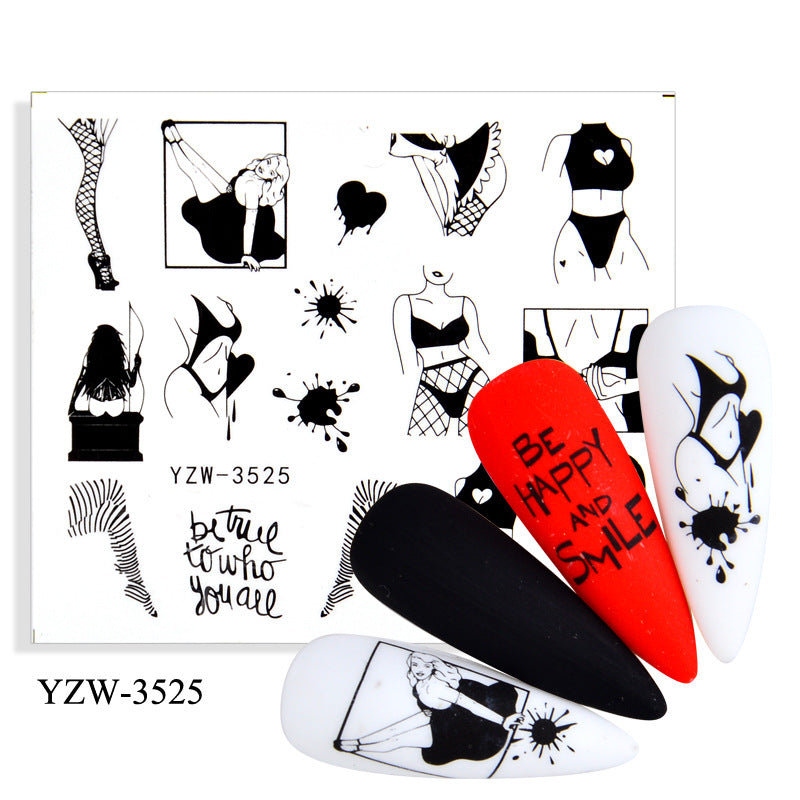 Nail Stickers YZW 017