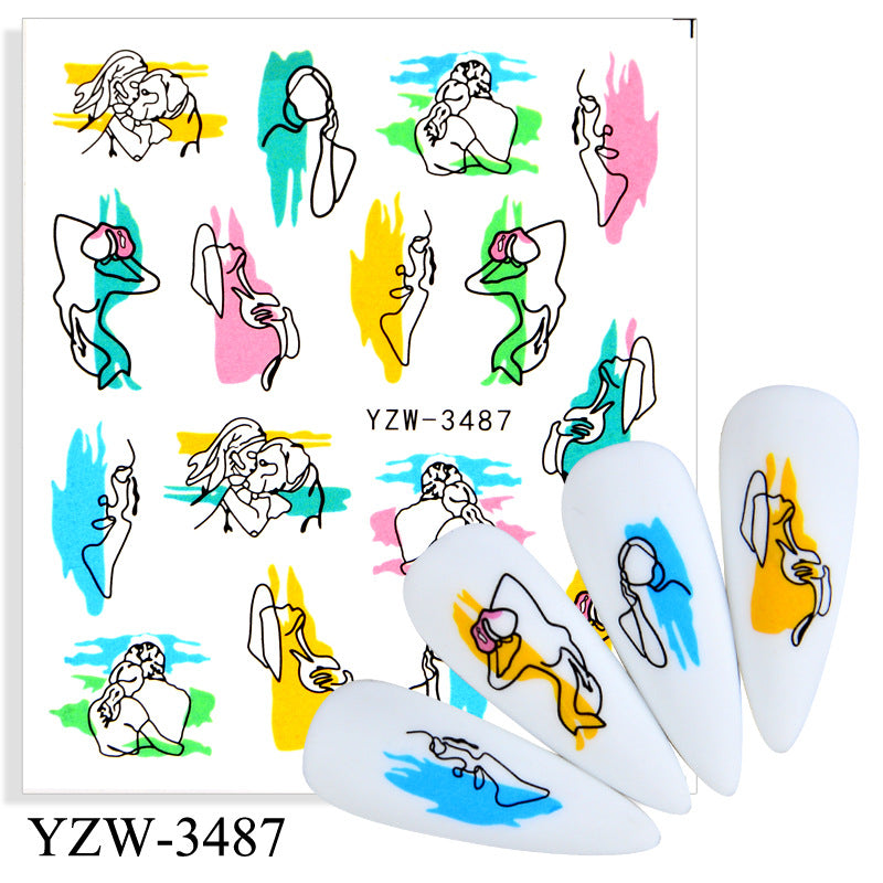 Nail Stickers YZW 016