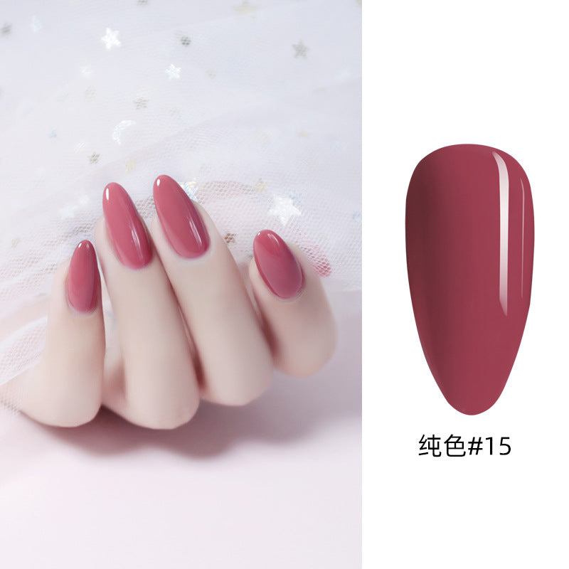 NGPF031 nude color phototherapy paint glue, black and white red nail polish glue