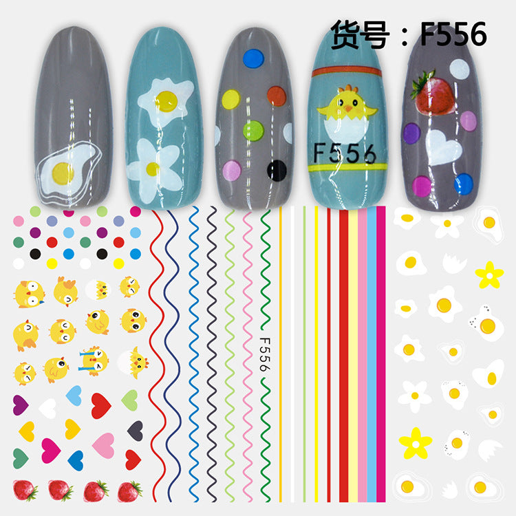 Miss Colour Nail Stickers MSS014