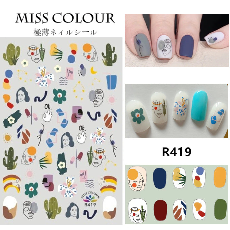 Miss Colour Nail Stickers MSS003