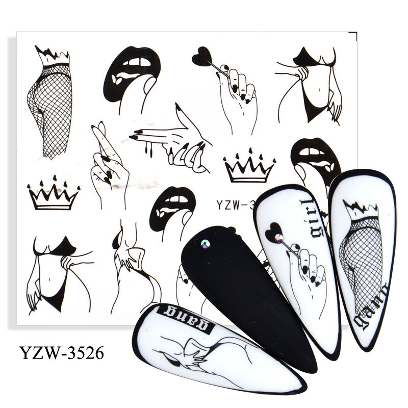 Nail Stickers YZW 017