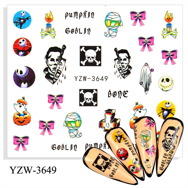 Halloween Nail Stickers YHLS014