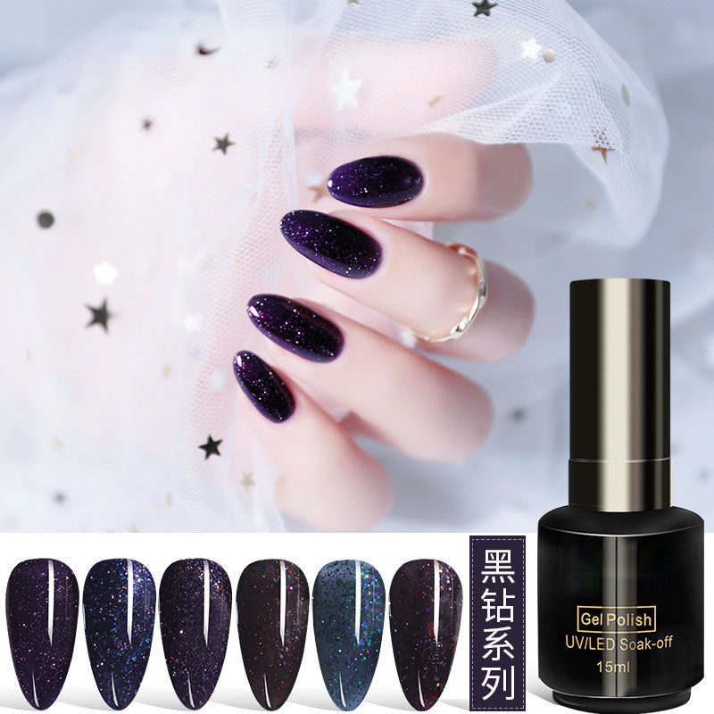 NGPF037 new red cat eye, 9d universal nail glue, moonlight transparent, aurora smoothie nail polish set