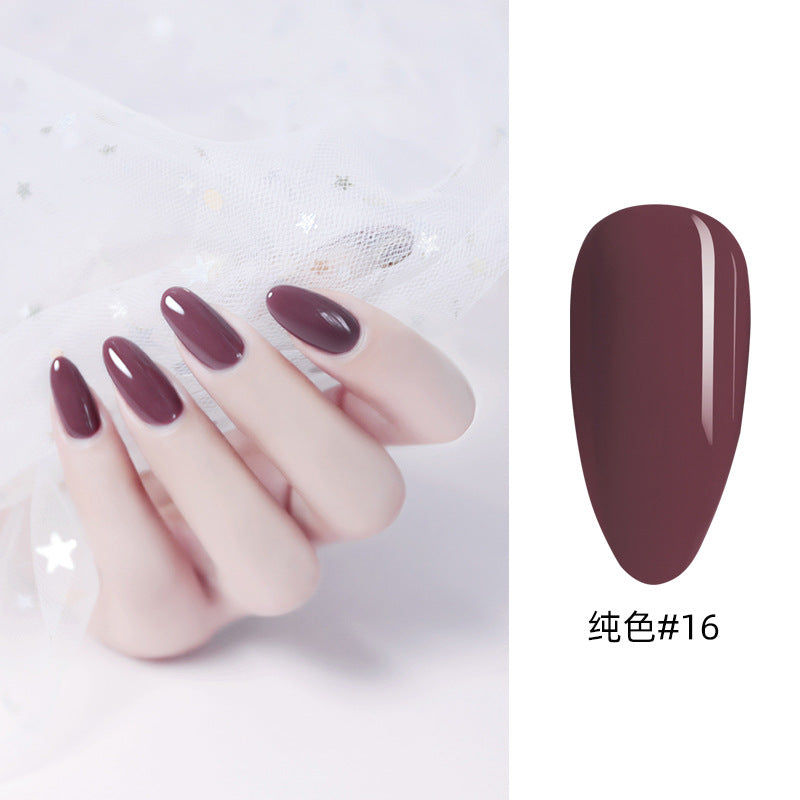 NGPF031 nude color phototherapy paint glue, black and white red nail polish glue