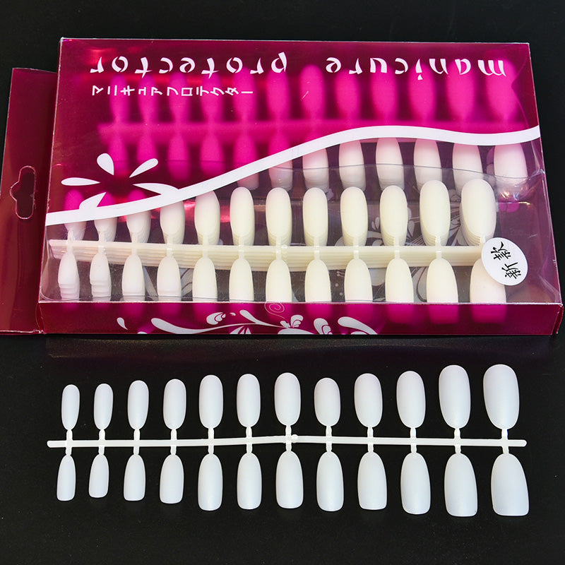 TD97 4.5-1.9cm SALON TIPS Nails Tips Clear/Natural/White Half/Full Coffin WaterDrop Ballet Manicure Accesorios False Nails Fake Tips