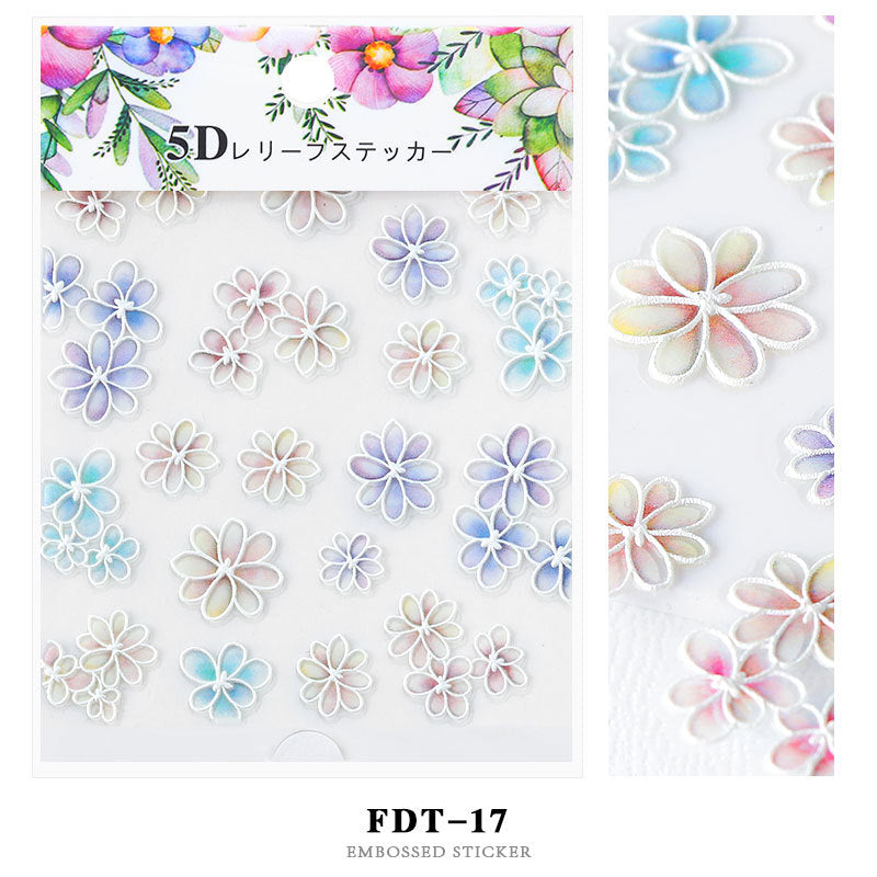 5D Nail Stickers  NSF004