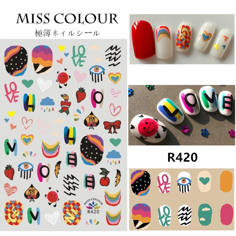 Miss Colour Nail Stickers MSS003