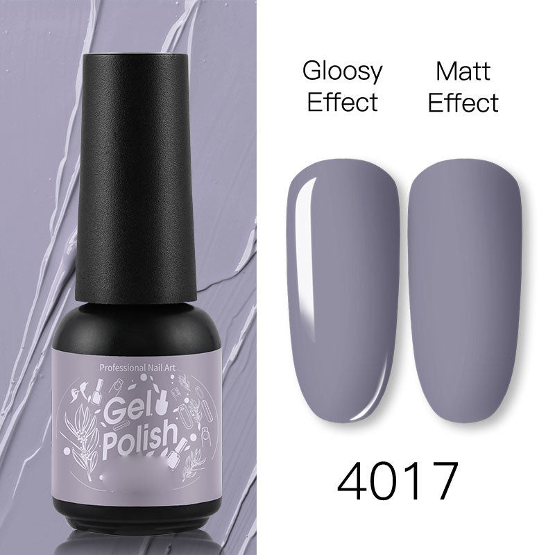 NGRO029 plastic bottle mixed color nail polish glue 8ML