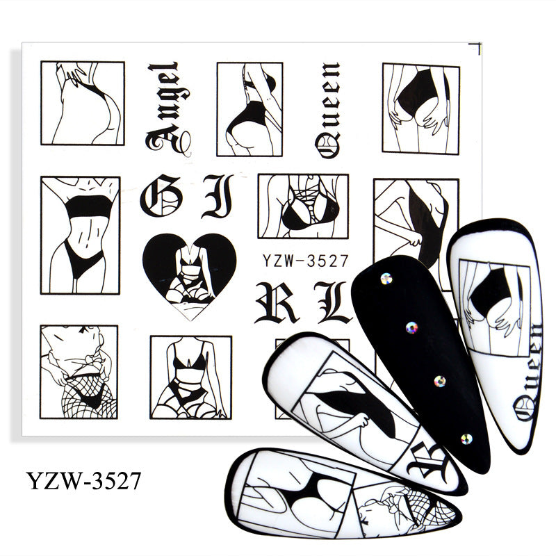 Nail Stickers YZW 017