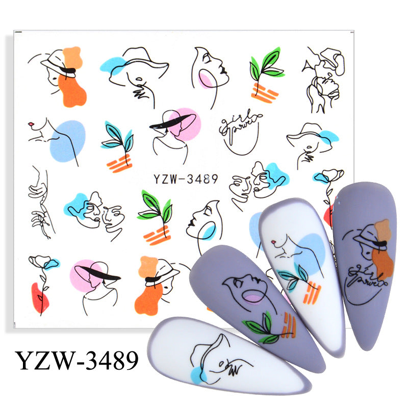 Nail Stickers YZW 016